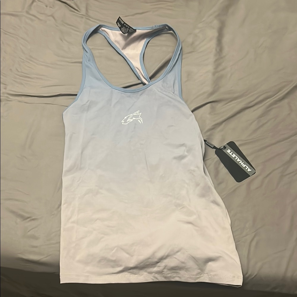 Alpinestars White Sleeveless Fitted Tank Top